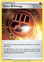 Stone Fighting Energy 164/185  - Reverse Holofoil SWSH04 Vivid Voltage - Uncommon