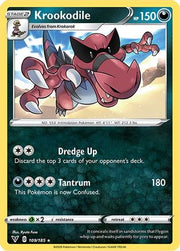 Krookodile 109/185  SWSH04 Vivid Voltage - Rare