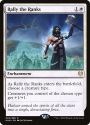 Rally the Ranks (PPKHM-20P) - Kaldheim Promos Foil