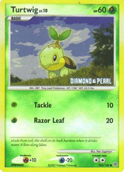 Turtwig 103/130  - Reverse Holofoil Burger King Promos - Promo