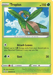 Tropius 005/072  - Reverse Holofoil Shining Fates - Uncommon