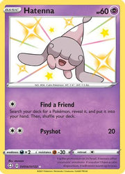 Hatenna SV054/SV122  - Holofoil Shining Fates Shiny Vault - Shiny Holo Rare
