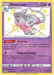 Hatterene SV056/SV122  - Holofoil Shining Fates Shiny Vault - Shiny Holo Rare