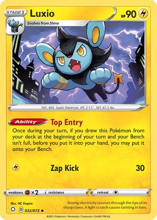 Luxio 032/072  Shining Fates - Uncommon