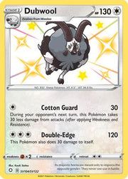 Dubwool SV104/SV122  - Holofoil Shining Fates Shiny Vault - Shiny Holo Rare