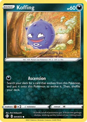 Koffing 041/072  - Reverse Holofoil Shining Fates - Common