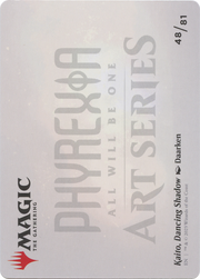 Kaito, Dancing Shadow // Kaito, Dancing Shadow (AONE-048) - Phyrexia: All Will Be One Art Series (Borderless) Foil