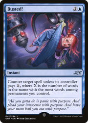 Busted! (UNF-041) - Unfinity Foil
