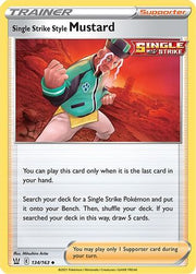 Single Strike Style Mustard 134/163  SWSH05 Battle Styles - Uncommon