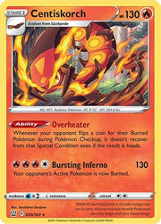 Centiskorch 030/163  - Reverse Holofoil SWSH05 Battle Styles - Rare