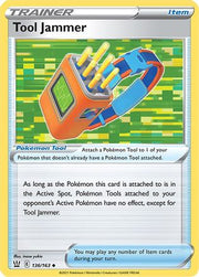 Tool Jammer 136/163  - Reverse Holofoil SWSH05 Battle Styles - Uncommon