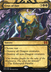 Crux of Fate (Foil Etched) (STA-025) - Strixhaven Mystical Archive (Borderless) Foil