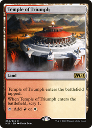 Temple of Triumph (M21-256) - Core Set 2021 Foil