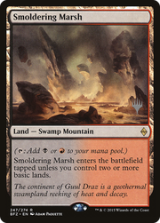 Smoldering Marsh (PPKHM-247P) - Battle for Zendikar Promos Foil