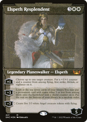 Elspeth Resplendent (SNC-441) - Streets of New Capenna: (Showcase) Etched Foil