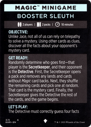 Booster Sleuth // Booster Sleuth (cont'd) (MKHM-003) - Kaldheim Minigames