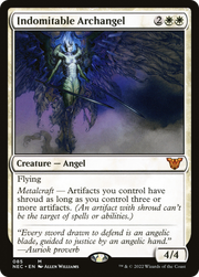 Indomitable Archangel (NEC-085) - Neon Dynasty Commander