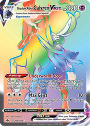Shadow Rider Calyrex VMAX (Secret) 204/198  - Holofoil SWSH06 Chilling Reign - Secret Rare