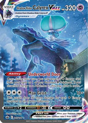 Shadow Rider Calyrex VMAX (Alternate Art Secret) 205/198  - Holofoil SWSH06 Chilling Reign - Secret Rare