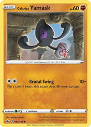 Galarian Yamask 082/198  SWSH06 Chilling Reign - Common