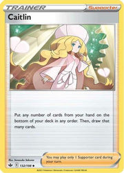 Caitlin 132/198  - Reverse Holofoil SWSH06 Chilling Reign - Uncommon