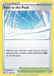 Path to the Peak 148/198  - Reverse Holofoil SWSH06 Chilling Reign - Uncommon