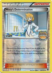 Misty's Determination 104/122  - Reverse Holofoil League & Championship Cards - Promo