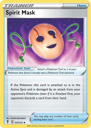 Spirit Mask 160/203  - Reverse Holofoil SWSH07 Evolving Skies - Uncommon