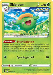 Skiploom 003/203  SWSH07 Evolving Skies - Uncommon