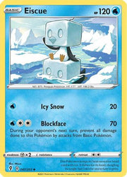 Eiscue 047/203  - Reverse Holofoil SWSH07 Evolving Skies - Uncommon