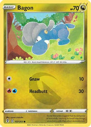 Bagon 107/203  SWSH07 Evolving Skies - Common