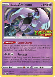 Galarian Articuno SWSH123  - Holofoil SWSH Sword & Shield Promo Cards - Promo