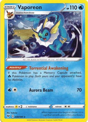 Vaporeon 030/185  - Holofoil Miscellaneous Cards & Products - Promo