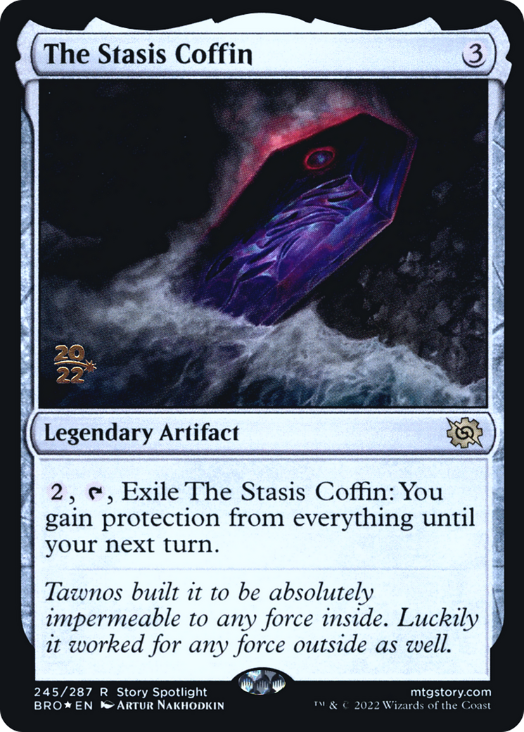 The Stasis Coffin (PRE-245S) - The Brothers' War Promos Foil