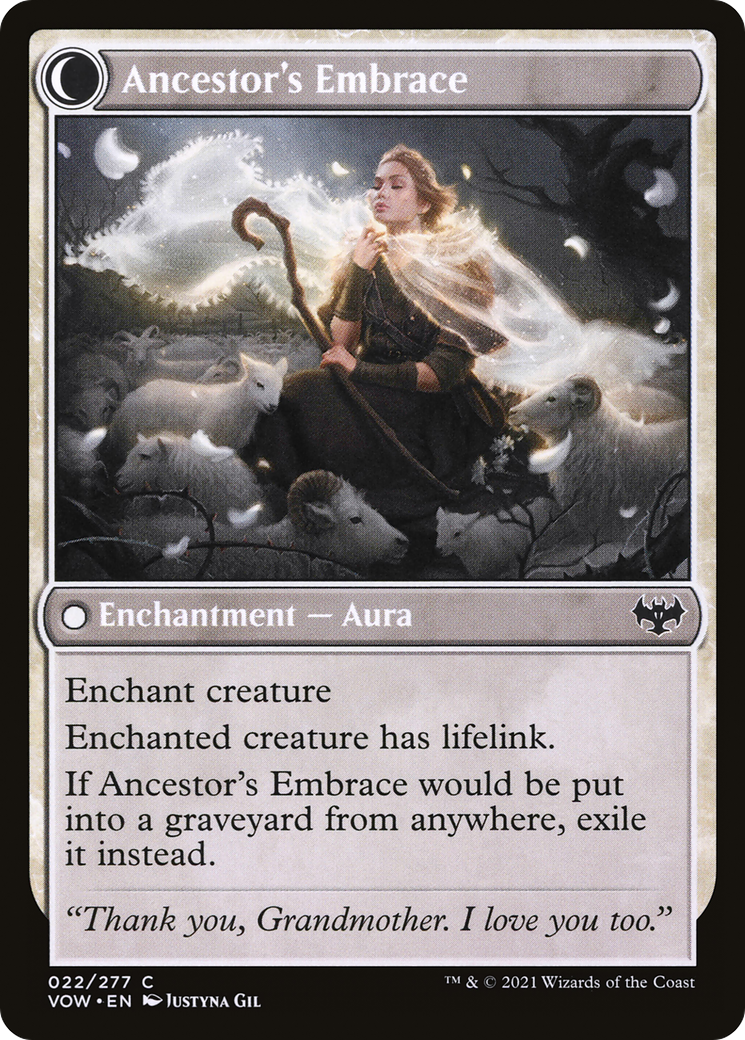 Kindly Ancestor // Ancestor's Embrace (VOW-022) - Innistrad: Crimson Vow: (Double Faced Transform)