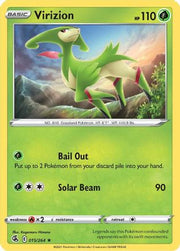 Virizion 015/264  - Reverse Holofoil SWSH08 Fusion Strike - Rare