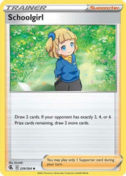 Schoolgirl 239/264  SWSH08 Fusion Strike - Uncommon