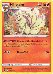Ninetales (31) 031/264  - Reverse Holofoil SWSH08 Fusion Strike - Uncommon