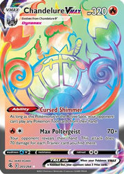 Chandelure VMAX (Secret) 265/264  - Holofoil SWSH08 Fusion Strike - Secret Rare