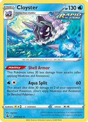 Cloyster 051/264  SWSH08 Fusion Strike - Rare