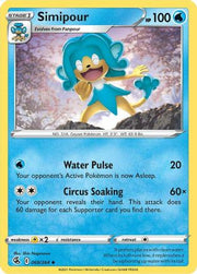 Simipour 069/264  - Reverse Holofoil SWSH08 Fusion Strike - Uncommon