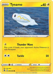 Tynamo 095/264  - Reverse Holofoil SWSH08 Fusion Strike - Common