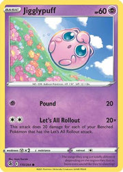 Jigglypuff 110/264  - Reverse Holofoil SWSH08 Fusion Strike - Common