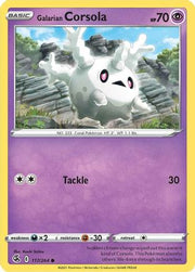 Galarian Corsola 117/264  - Reverse Holofoil SWSH08 Fusion Strike - Common