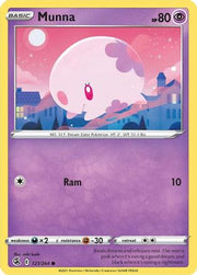 Munna 121/264  SWSH08 Fusion Strike - Common
