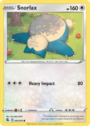 Snorlax 206/264  SWSH08 Fusion Strike - Common