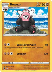 Bewear 151/264  - Reverse Holofoil SWSH08 Fusion Strike - Uncommon