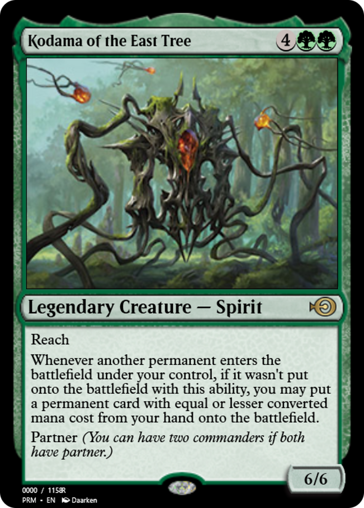 Kodama of the East Tree (PRM-86350) - Magic Online Promos