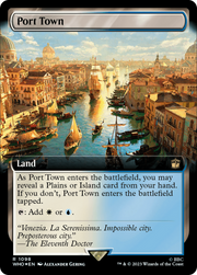 Port Town (WHO-1098) - Doctor Who: (Extended Art) Foil