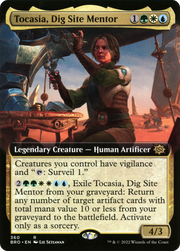 Tocasia, Dig Site Mentor (BRO-360) - The Brothers' War: (Extended Art) Foil